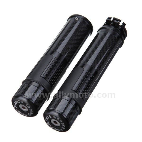 98 Motorcycle 7-8 Inch 22Mm Cnc Carbon Fiber Handlebar Hand Grips